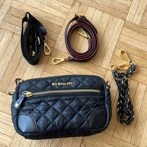Mini Crosby Bag - Black with Gold Hardware